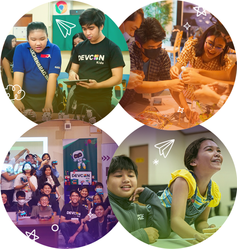 DEVCON Kids Cebu volunteers and students