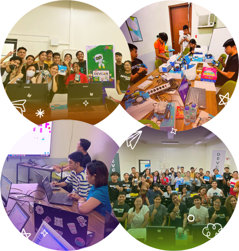 Students at a DEVCON Kids Iligan activity