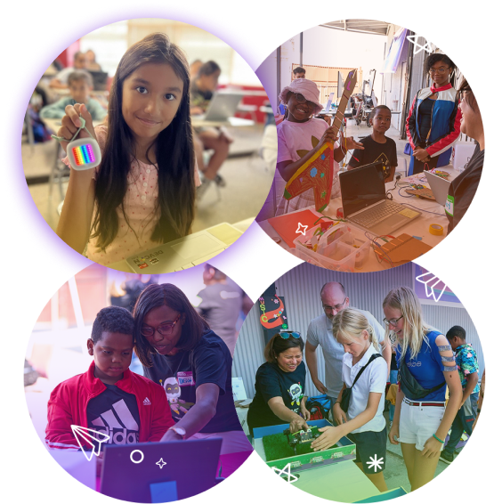 Families at the DEVCON Kids Los Angeles discovery expo